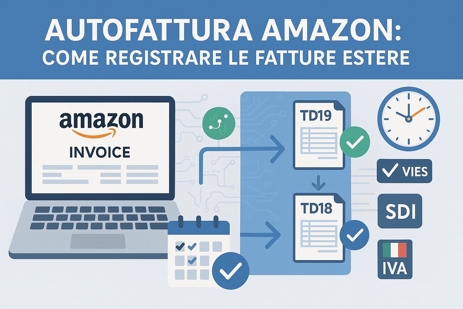 Gestione autofatture Amazon con interfaccia automatizzata