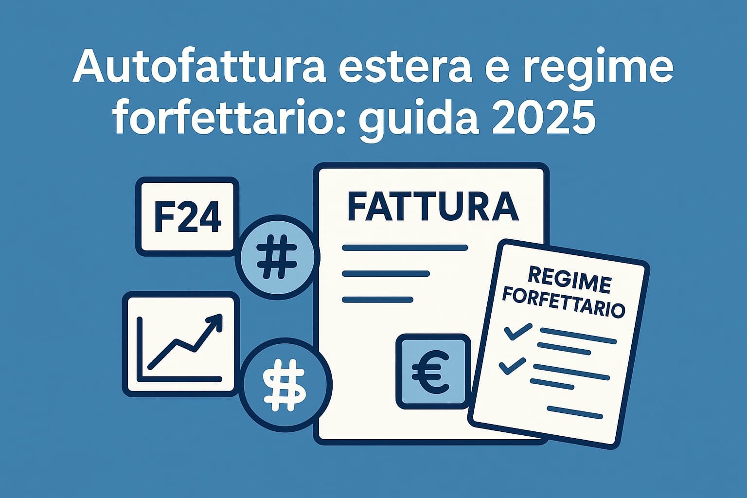 Schema illustrativo autofattura estera per regime forfettario